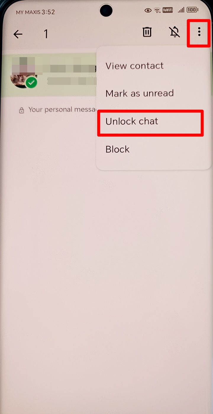 Android-WhatsApp-How to Unlock a locked chat from the Locked Chats folder
